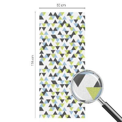 Anti inkijk raamfolie Geometrische driehoeken