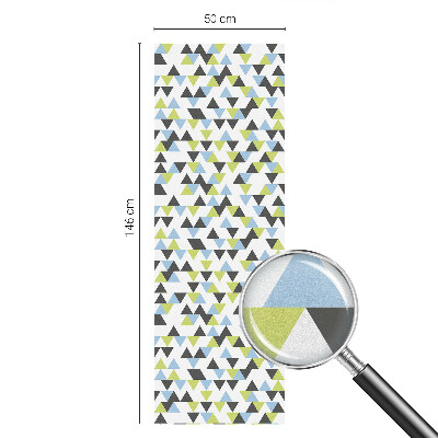 Anti inkijk raamfolie Geometrische driehoeken