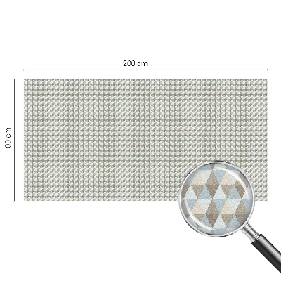 Zonwerende raamfolie Geometrische driehoeken
