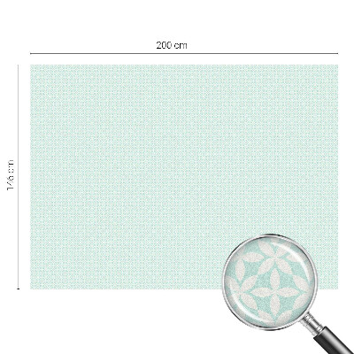 Zonwerende raamfolie glas in lood Bloemensymmetrie