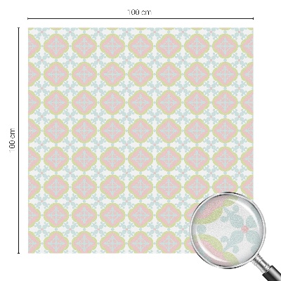 Anti inkijk raamfolie Pastel ornament