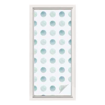 Zelfklevende raamfolie glas in lood Fijne cirkels