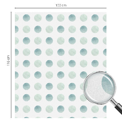 Zelfklevende raamfolie glas in lood Fijne cirkels