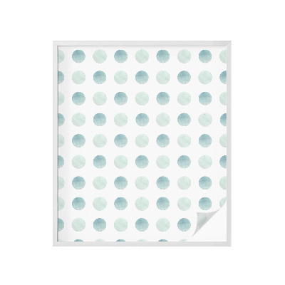 Zelfklevende raamfolie glas in lood Fijne cirkels