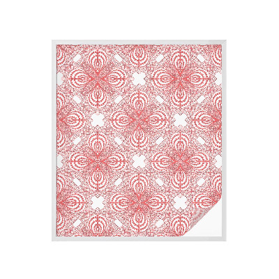 Zelfklevende anti inkijk folie glas in lood Kantpatronen