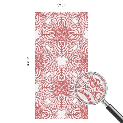 Zelfklevende anti inkijk folie glas in lood Kantpatronen