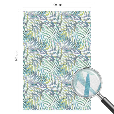 Zonwerende raamfolie Tropische aquarel