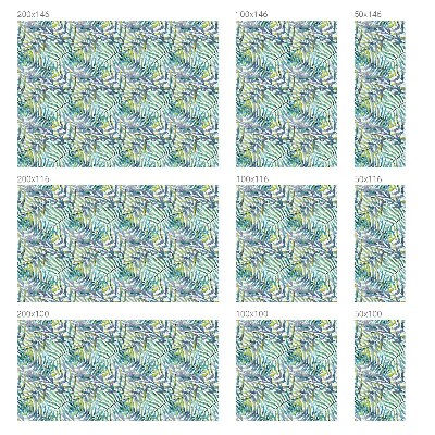 Zonwerende raamfolie Tropische aquarel