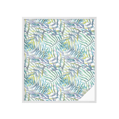 Zonwerende raamfolie Tropische aquarel