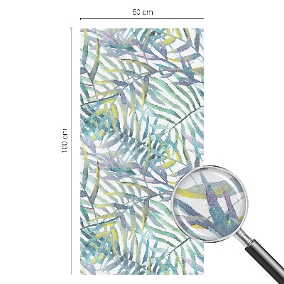 Zonwerende raamfolie Tropische aquarel