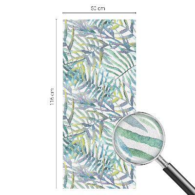 Zonwerende raamfolie Tropische aquarel