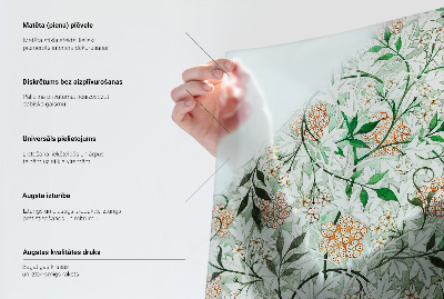 Zonwerende raamfolie glas in lood Pastelkleurige bloemen