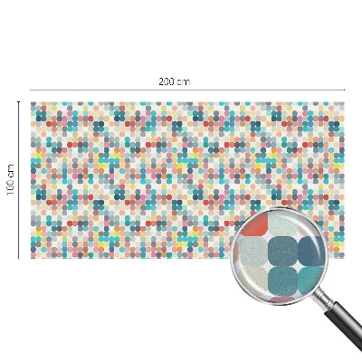Zonwerende raamfolie Kleurrijke vierkanten