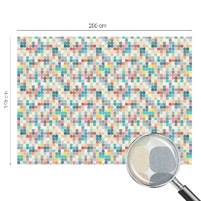 Zonwerende raamfolie Kleurrijke vierkanten