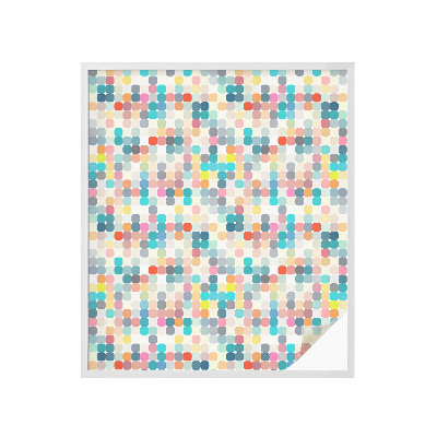 Zonwerende raamfolie Kleurrijke vierkanten