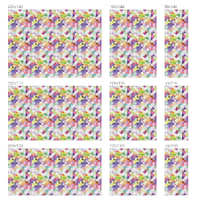 Anti inkijk raamfolie Abstracte mozaïek