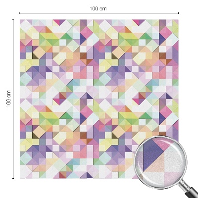 Anti inkijk raamfolie Abstracte mozaïek