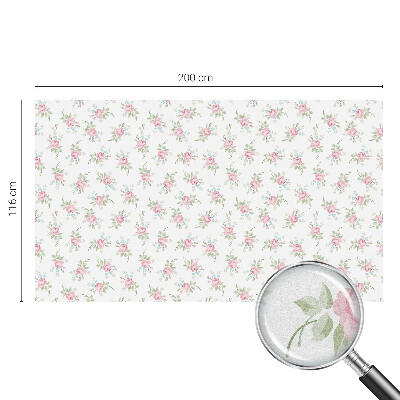 Anti inkijk raamfolie Romantische rozen