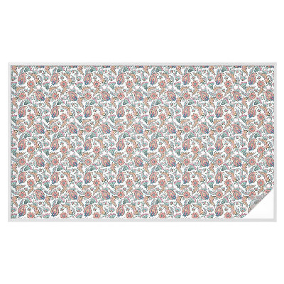 Zonwerende raamfolie glas in lood Bloemen elegantie