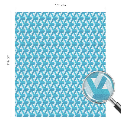 Zonwerende raamfolie glas in lood Geometrische kubussen