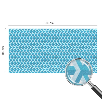 Zonwerende raamfolie glas in lood Geometrische kubussen