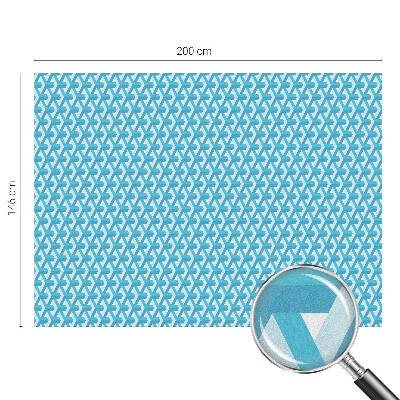 Zonwerende raamfolie glas in lood Geometrische kubussen