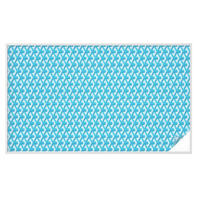 Zonwerende raamfolie glas in lood Geometrische kubussen