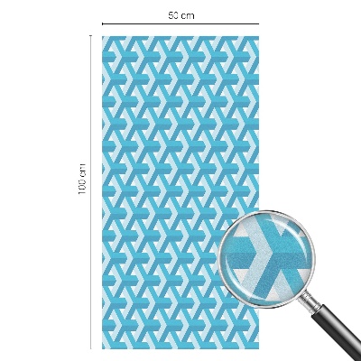 Zonwerende raamfolie glas in lood Geometrische kubussen