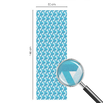 Zonwerende raamfolie glas in lood Geometrische kubussen