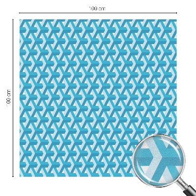 Zonwerende raamfolie glas in lood Geometrische kubussen