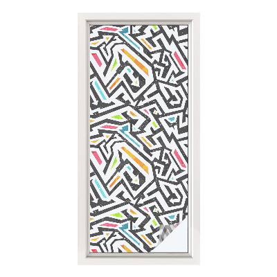 Anti inkijk raamfolie Abstracte geometrie