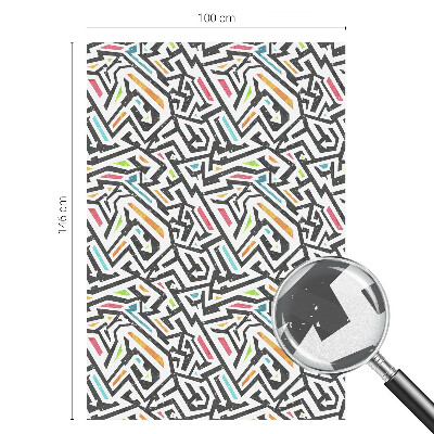 Anti inkijk raamfolie Abstracte geometrie