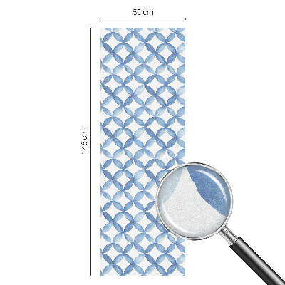 Zelfklevende anti inkijk folie glas in lood Geometrische bloemen