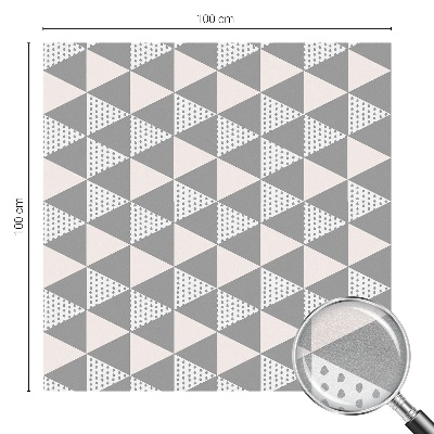 Zonwerende raamfolie glas in lood Moderne meetkunde