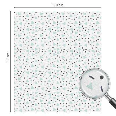 Zelfklevende raamfolie glas in lood Geometrische figuren