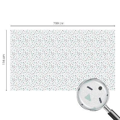 Zelfklevende raamfolie glas in lood Geometrische figuren