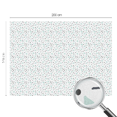 Zelfklevende raamfolie glas in lood Geometrische figuren