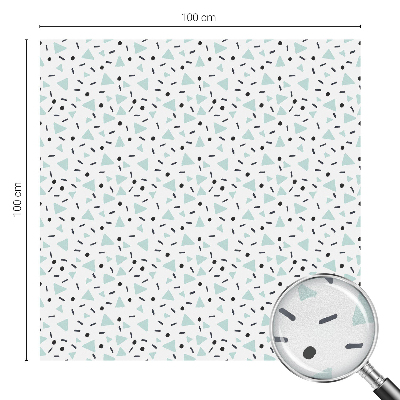 Zelfklevende raamfolie glas in lood Geometrische figuren