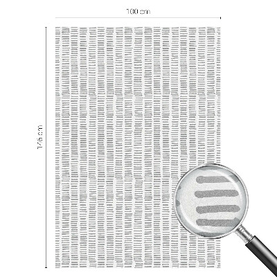 Zelfklevende anti inkijk folie glas in lood Minimalistische lijnen