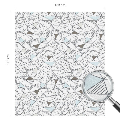Zonwerende raamfolie glas in lood Abstracte vormen