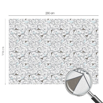 Zonwerende raamfolie glas in lood Abstracte vormen