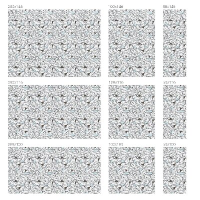 Zonwerende raamfolie glas in lood Abstracte vormen