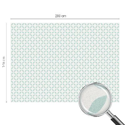 Zelfklevende raamfolie glas in lood Abstracte vormen