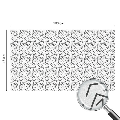 Anti inkijk raamfolie Abstracte zigzaglijnen