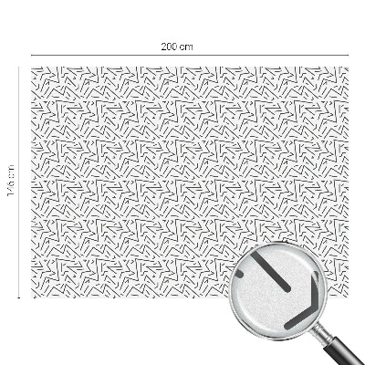 Anti inkijk raamfolie Abstracte zigzaglijnen