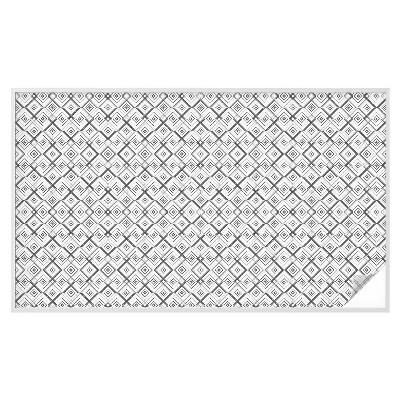 Zonwerende raamfolie glas in lood Rhombische harmonie