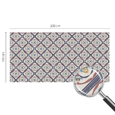 Zelfklevende raamfolie glas in lood Tegelpatroon