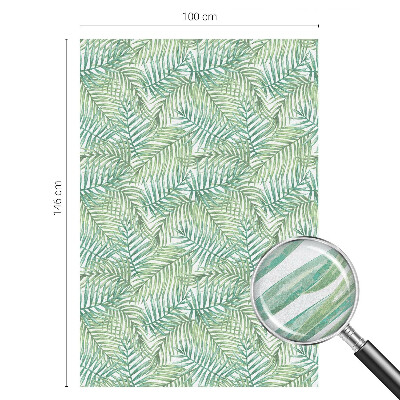 Anti inkijk raamfolie Groene varen