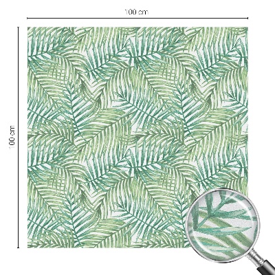 Anti inkijk raamfolie Groene varen