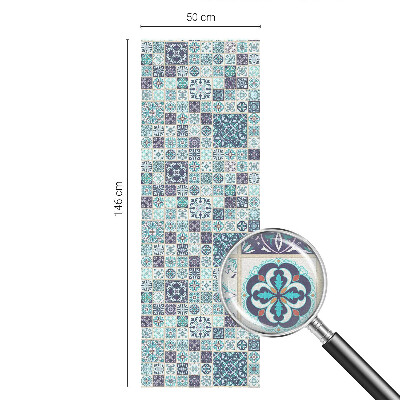 Zonwerende raamfolie Bloementegels